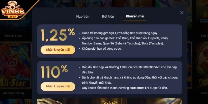 Nhiều ưu đãi đặc biệt hấp dẫn dành cho sảnh chơi